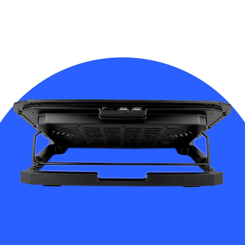 Suporte para Notebook Aitek com Cooler Duplo LED RGB Refrigeração Eficiente - DELTA-B1122