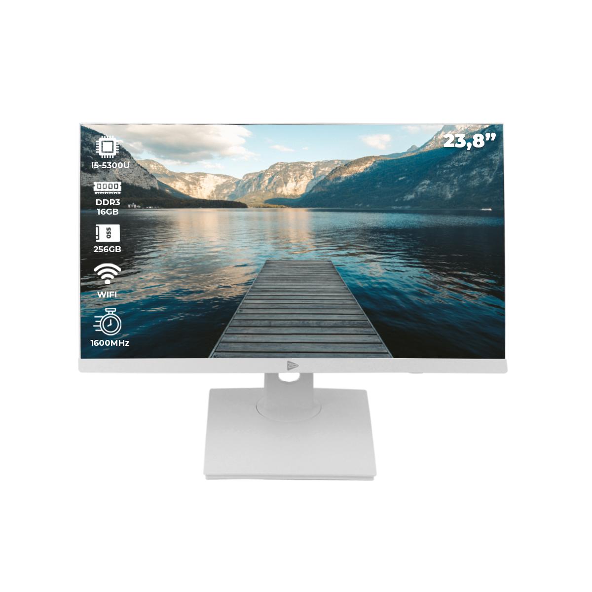 Computador All In One 23,8’’ Grasep Intel I5 DDR3 16GB Webcam Wi-Fi - D-AI16
