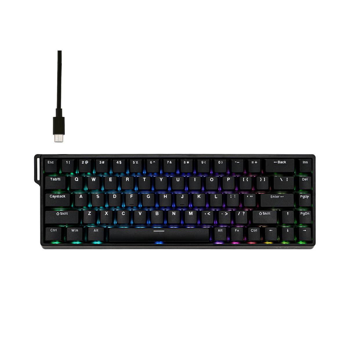 Teclado Gamer AULA WIN68 HE 8000Hz de Resposta RGB South-Facing