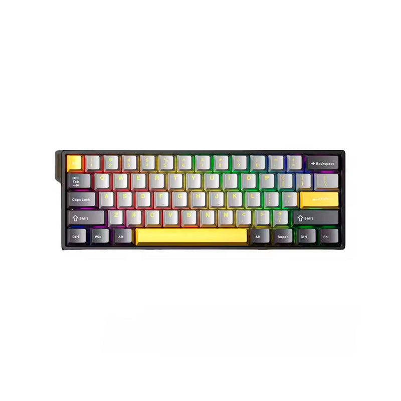 Teclado Gamer AULA 60HE MAX Polling Rate 8000Hz Plug And Play USB-C