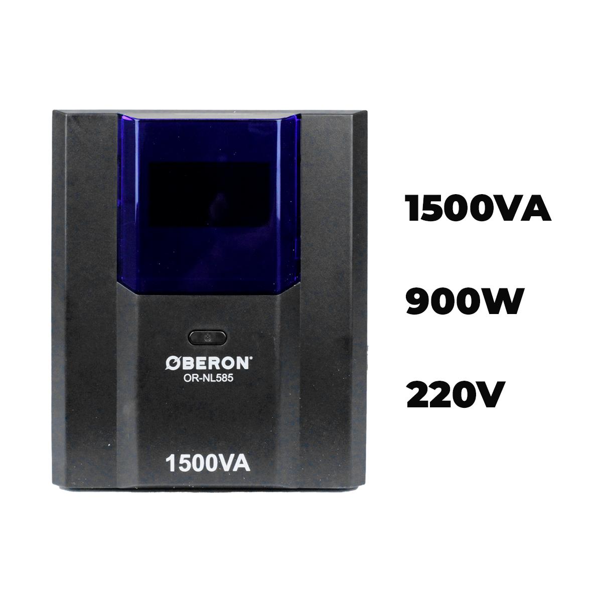 Nobreak UPS Oberon 1500va Estabilizador de Tensão Energia Saída 220V - OR-NL585
