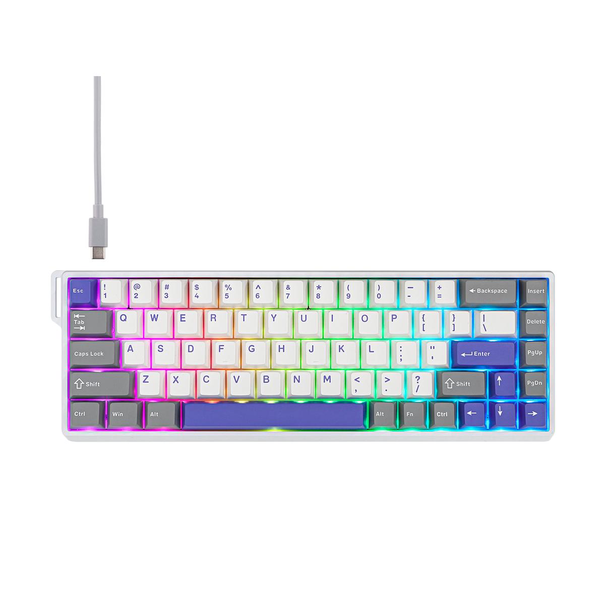 Teclado AULA Win68 HE Max Gamer USB RGB Hall Effect Precisão Profissional
