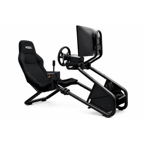 Cockpit Gamer KOZZ CP02 em Aço para Sim Racing, Suporte Universal para Volante, Câmbio e Pedaleira