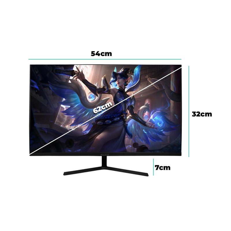Monitor Gamer 24'' Full HD Kozz M2415 - LED Redução Luz Azul 100Hz 5ms - KZ-M2415