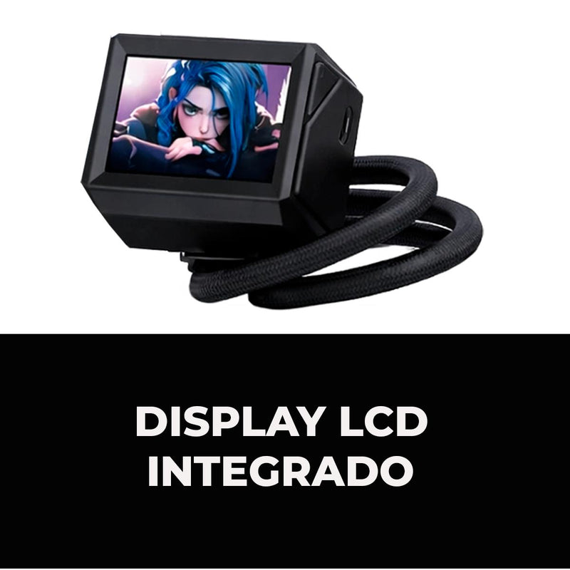 Water Cooler Lcd Rgb 360mm Silencioso Alta Performance 300W