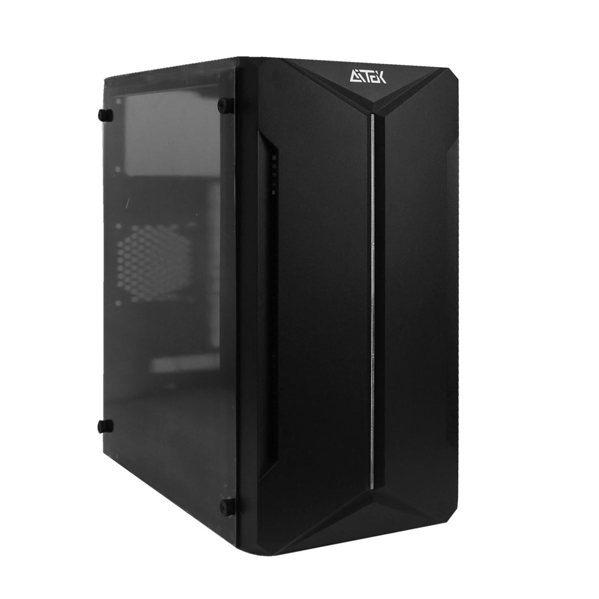 Gabinete Gamer e Office Aitek Slim M-ATX/ITX com Lateral em Acrílico USB 2.0 e Áudio HD - AGP-M27145