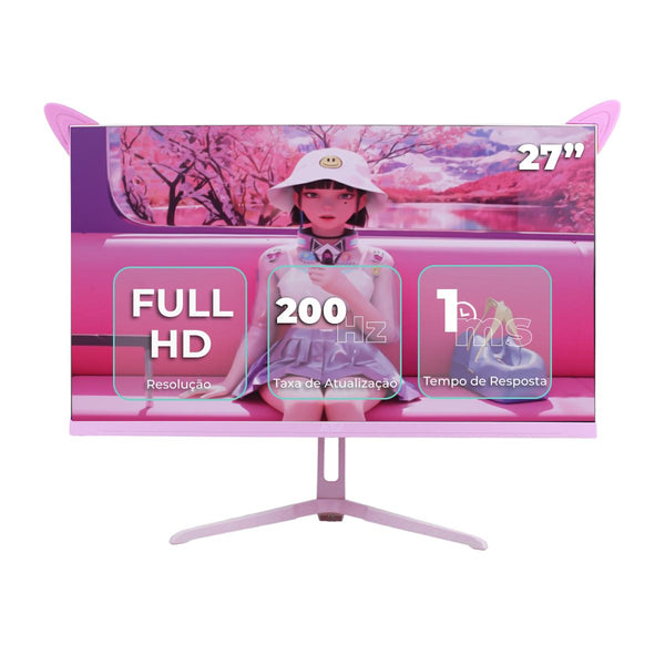 Monitor Gamer 27’’ Full HD Aitek 200Hz 1ms HDMI DisplayPort  VESA RGB - DELTA-M2413RA