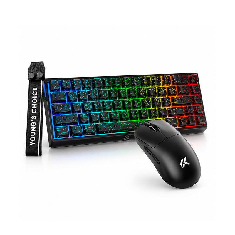 Kit Teclado Gamer MCHOSE Ace 68 8000Hz + Mouse A7V2 Ultra