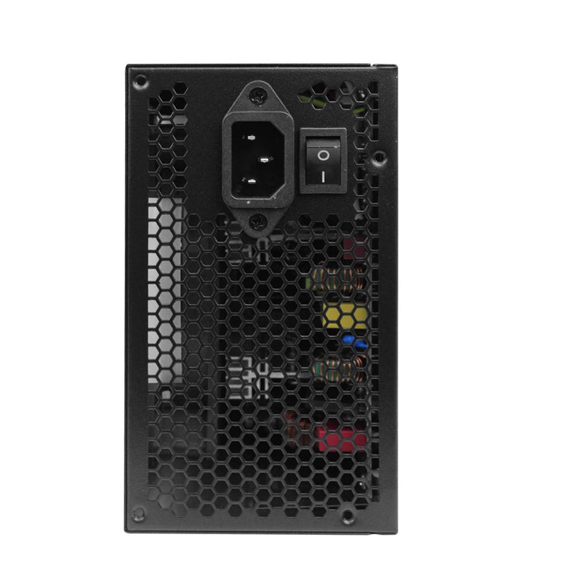 Fonte ATX 550W RGB Silenciosa Aitek Compatível Intel AMD com Cooler 120mm - DELTA-F550-P
