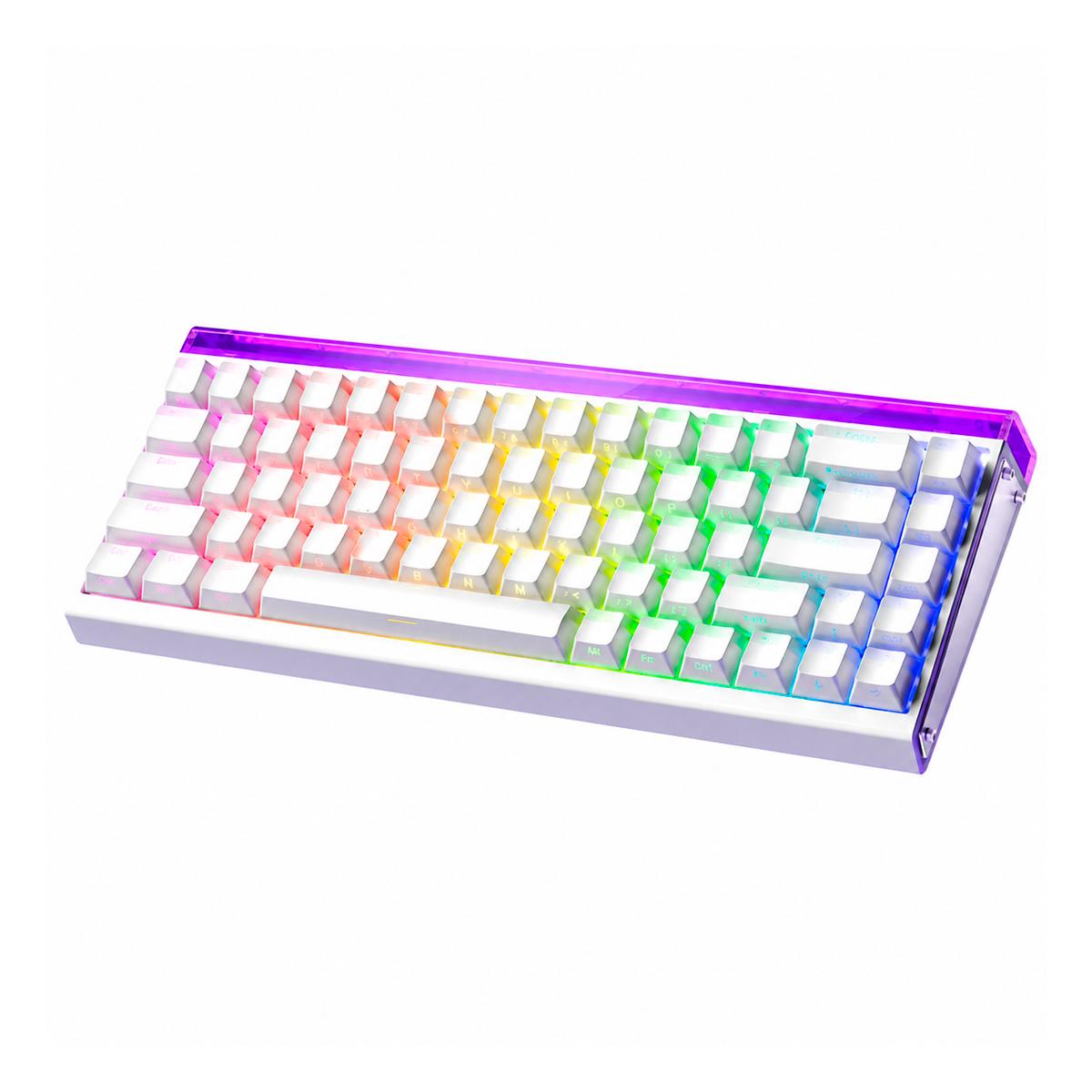 Teclado Gamer 65% AULA Hero68 HE Magnético com Polling 8000Hz e Snap Tap