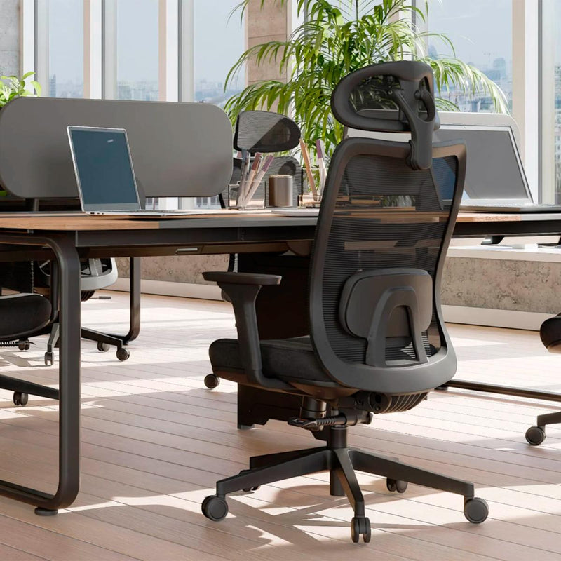 Cadeira Ergonômica Elements Astra Pro com Apoio Lombar Ajustável e Encosto Mesh