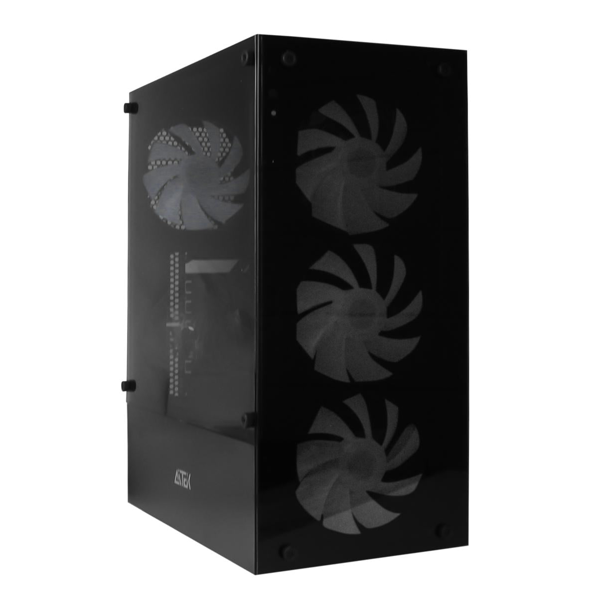Gabinete Gamer Aitek ATX com 4 Fans LED RGB Entrada Áudio HD USB 3.0 - AGP-A31150C