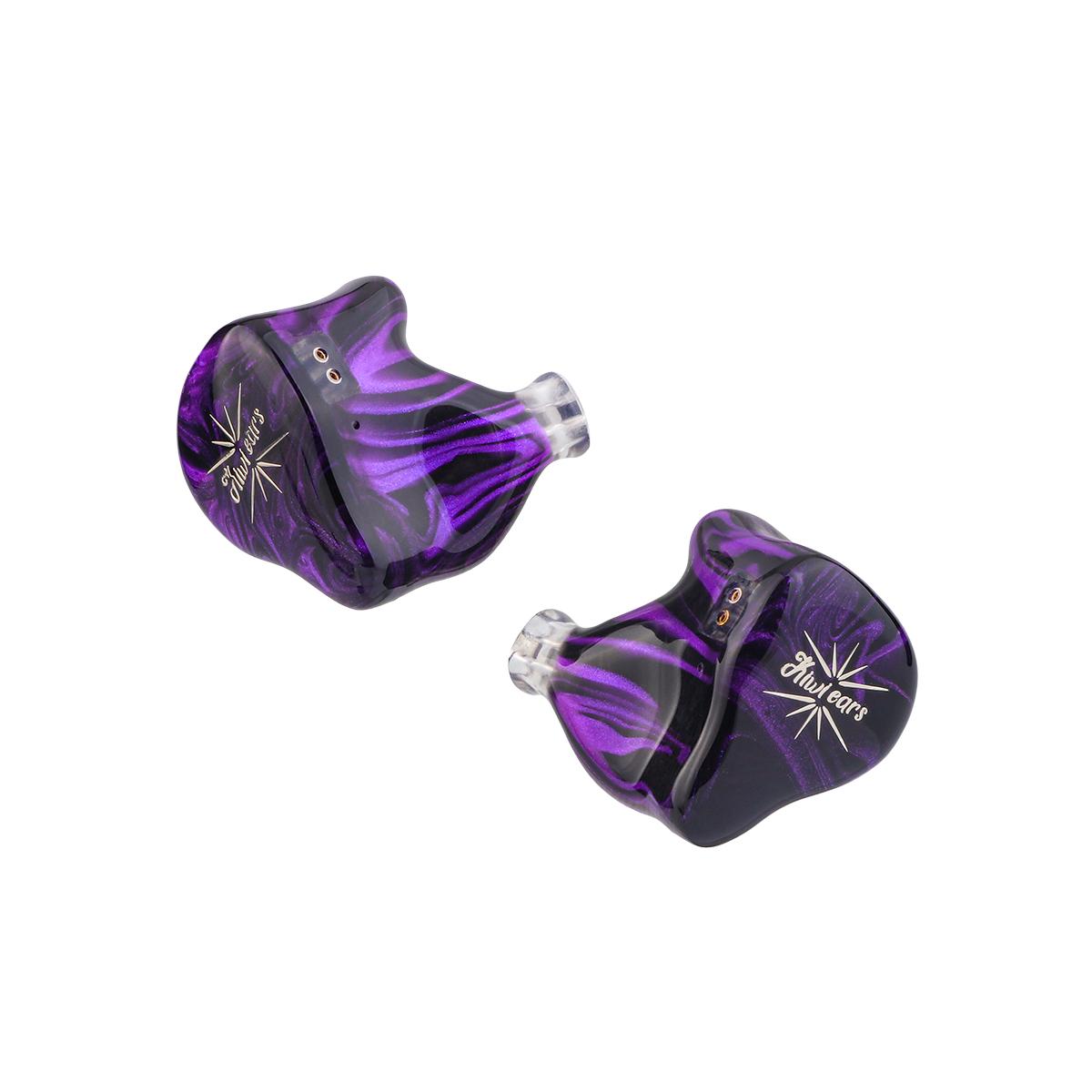 Fone Kiwi Ears Quartet IEM Híbrido 2DD+2BA com Ajuste de Grave por Chaves