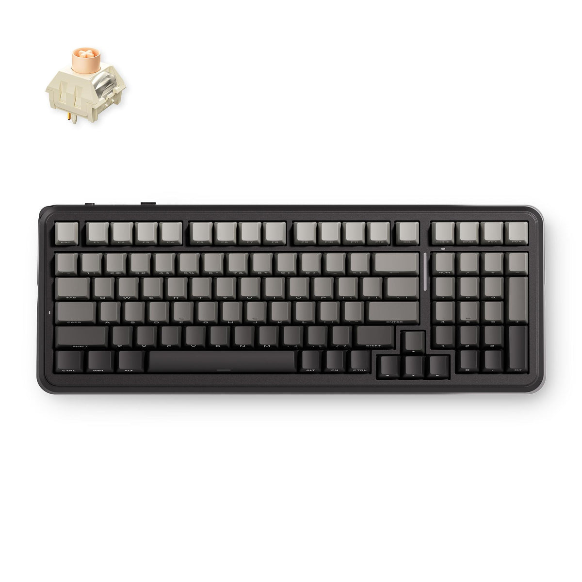 Teclado Gamer Sem Fio MCHOSE K99 V Tri-Modo Preto Gradient 8K Polling SOCD RGB 360°