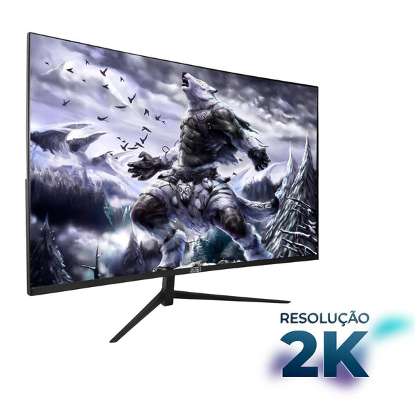 Monitor Gamer Curvo 27” Aitek Painel VA 180Hz 1ms HDMI DisplayPort G-Sync com Áudio Embutido - DELTA-M2722AC