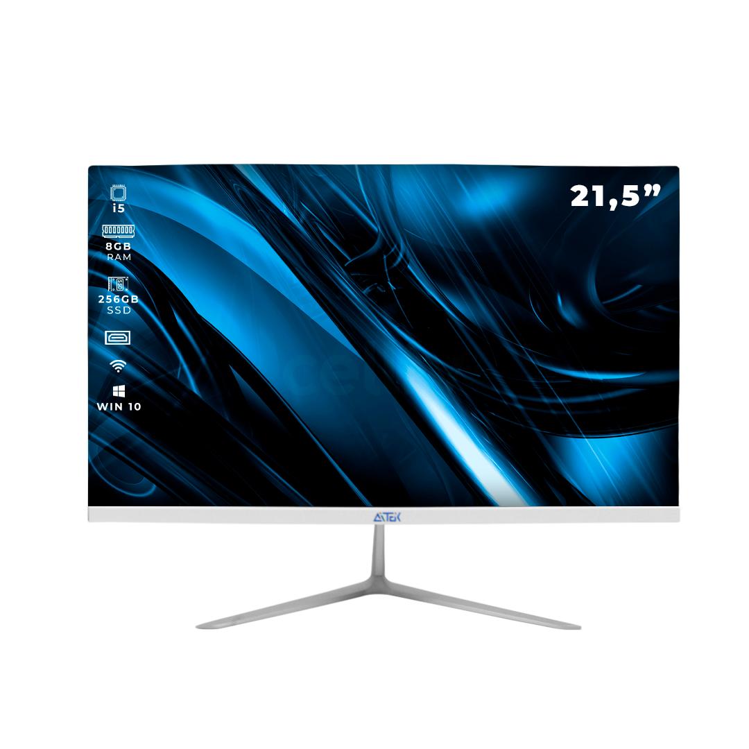 Computador Completo All In One Aitek PC Tela 21,5’’ Intel I5 256GB Full HD - AIO-2232