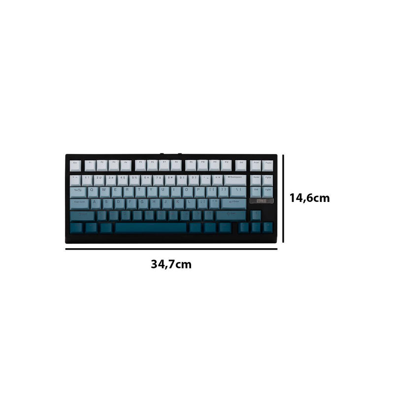 Teclado Gamer EPOMAKER W68 HE 8000Hz Layout  80% Hot Swap Hall Effect e RGB Premium