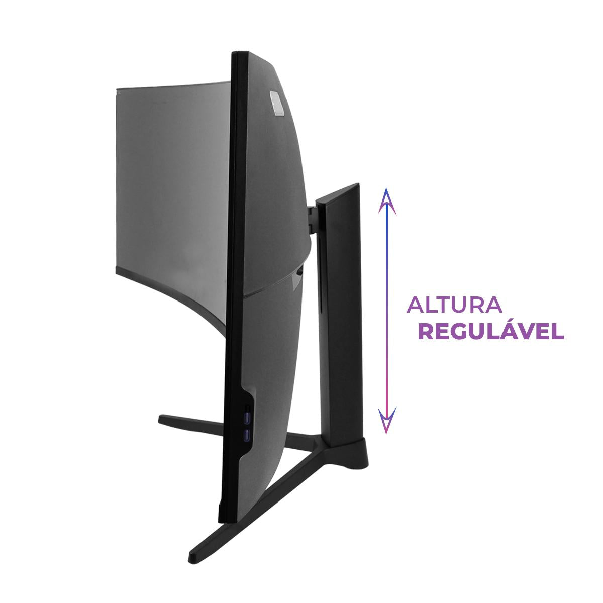 Monitor Gamer Curvo 49'' Aitek UltraWide 165Hz 1ms LED 5120x1440 HDMI - DELTA-M4922AUCPRO
