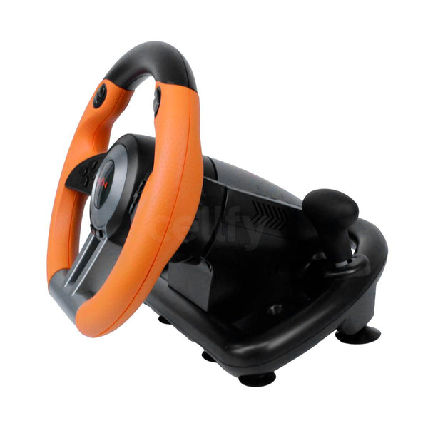 Kit Simulador de Corrida PXN V3PRO Volante Com Paddle Shift + Pedais Analógicos Freio e Acelerador