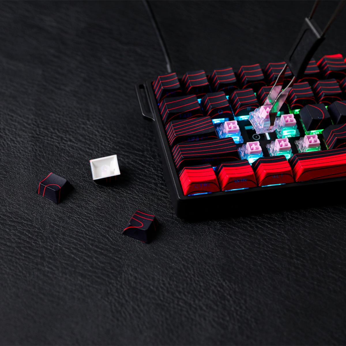 Teclado Gamer AULA WIN68 HEMAX Resposta Instantânea 8000Hz