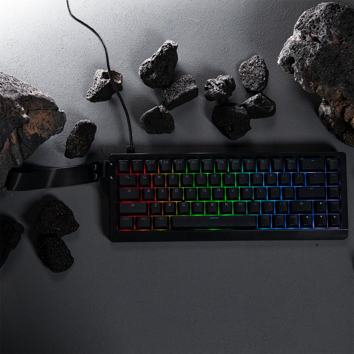 Teclado Gamer EPOMAKER HE68 Lite 65% Hall Effect Switch Magnético RGB Actuation 0,01mm