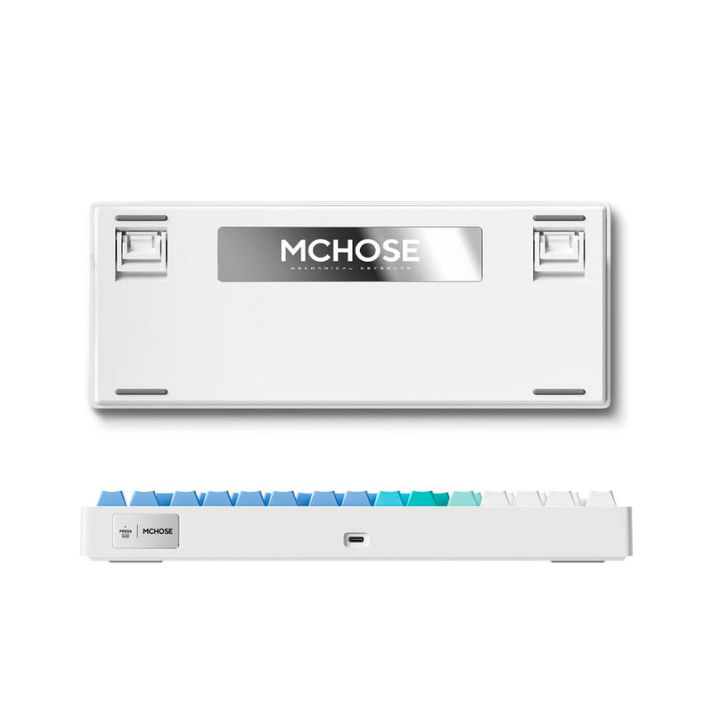 Teclado Gamer Sem Fio MCHOSE G75 Pro – Bateria 8000mAh e Keycaps PBT