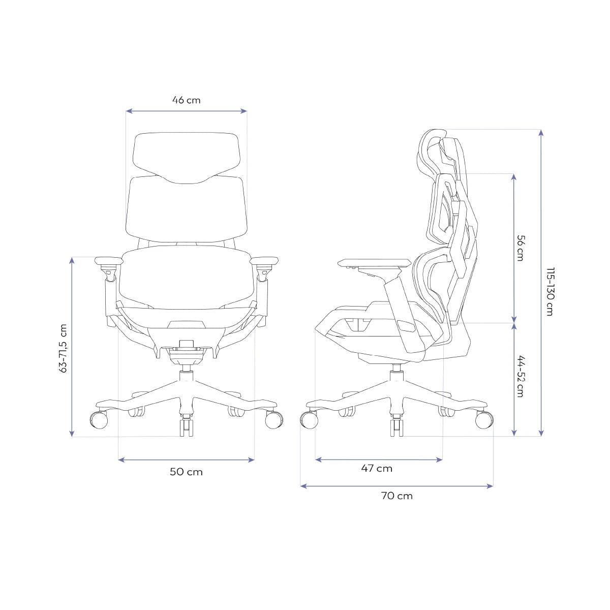 Cadeira Gamer Profissional Elements Vector com Apoio de Cabeça 2D e Revestimento em Mesh - ELEM-72121