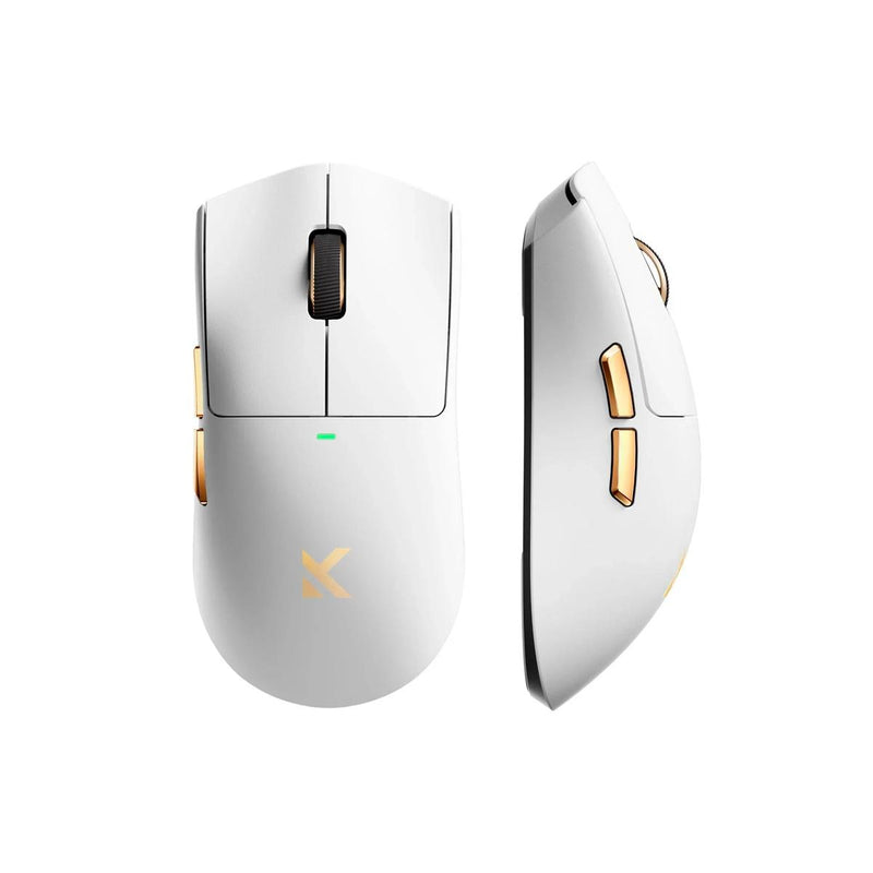 Mouse Gamer MCHOSE K7 Ultra Branco 59g Sensor PAW3950 Dock Magnética