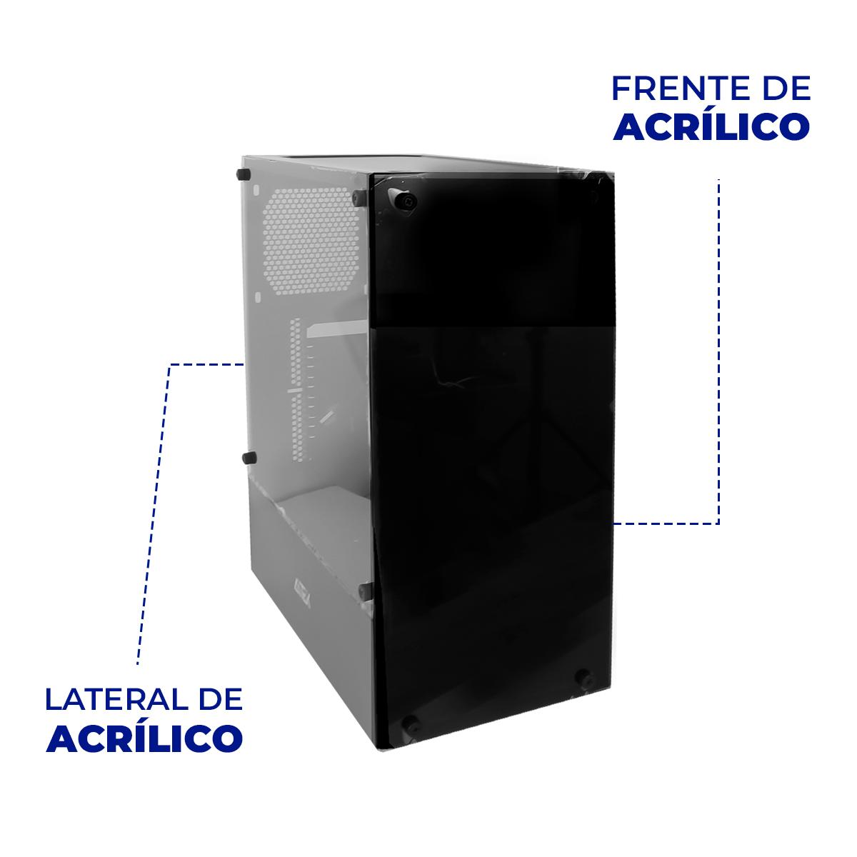 Gabinete de Computador Aitek ATX/M-ATX com USB 3.0 Acrílico - AGP-A31150