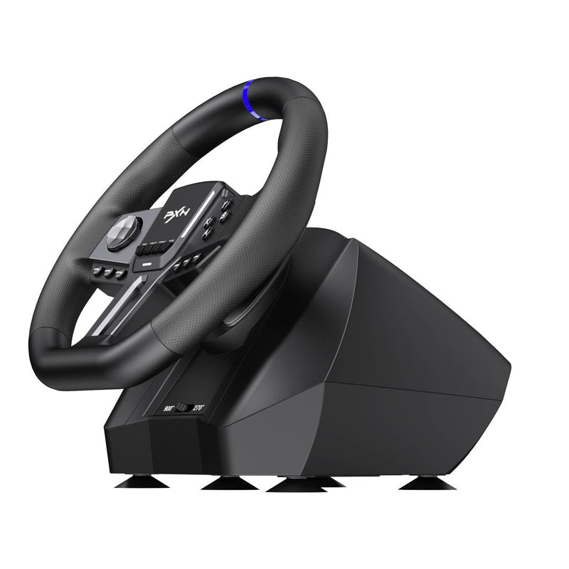 Kit Simulador de Corrida PXN-V9 Volante Vibração + Câmbio + Pedais Acelerador, Freio e Embreagem