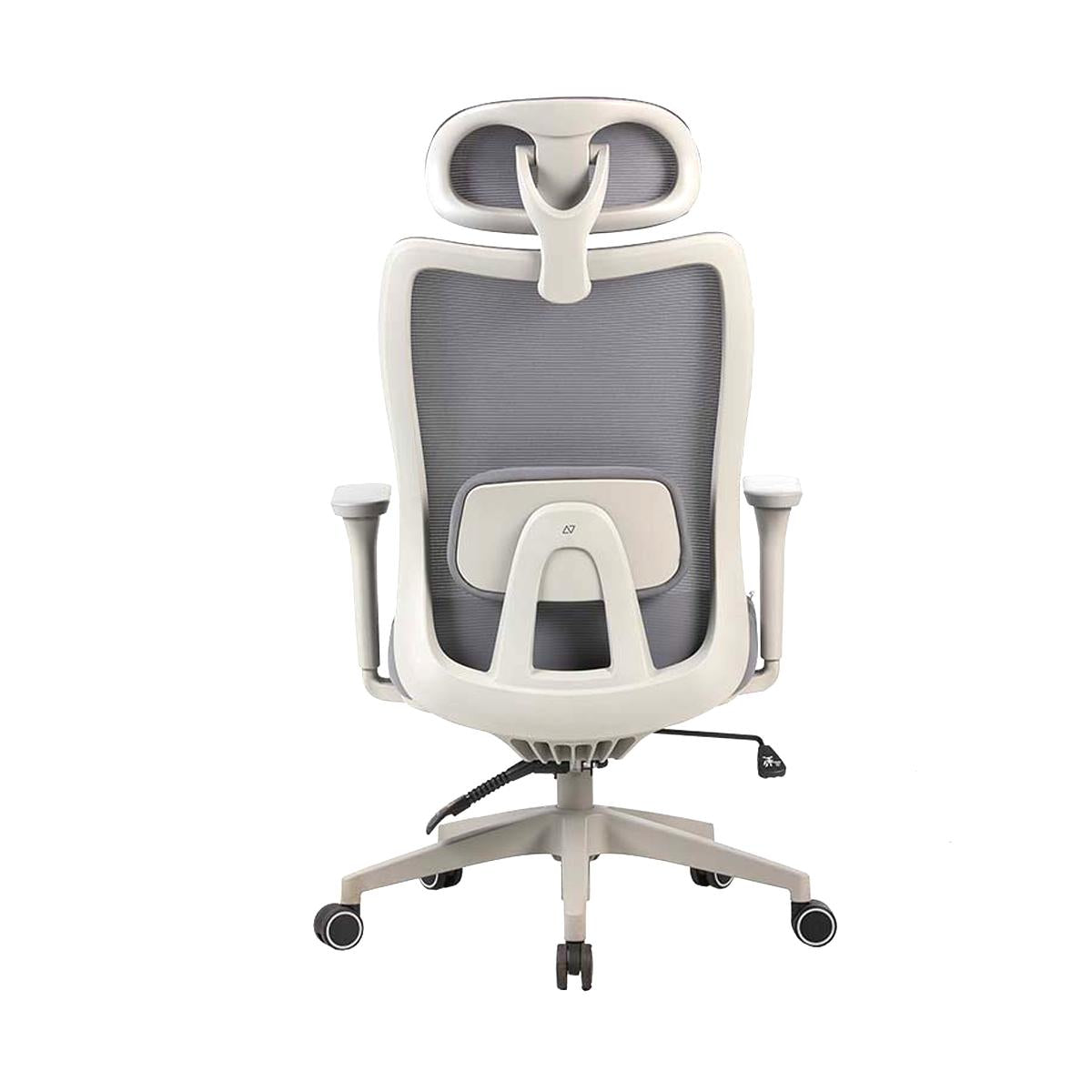 Cadeira Ergonômica Elements Astra Pro Branca Cinza Conforto Premium para Home Office - ELEM-71467