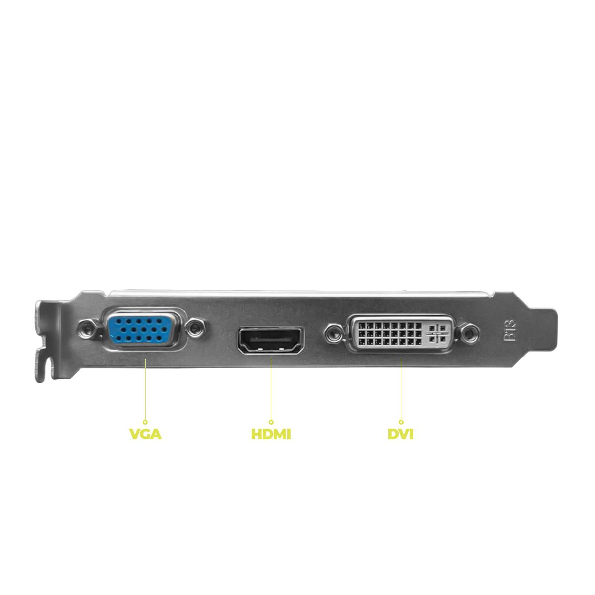 Placa de Vídeo GT240 1GB GDDR3 AITEK Para Uso Diário e Jogos Leves - DELTA-GT240