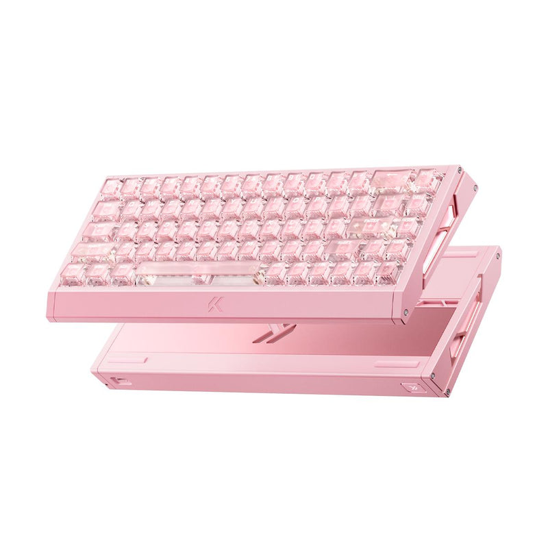 MCHOSE Ace 68 GT Crystal Pink Teclado Magnético Hall Effect 65% com Rapid Trigger