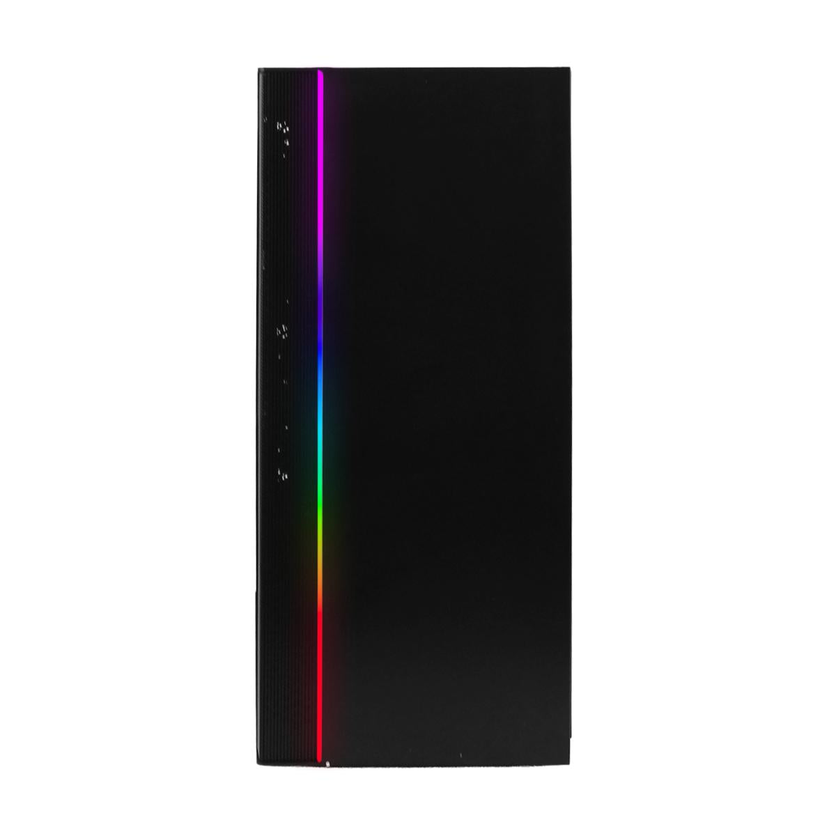 Gabinete Gamer Mid Tower Grasep 3 Fans RGB, Lateral Acrílico e HUB - D-ATX14