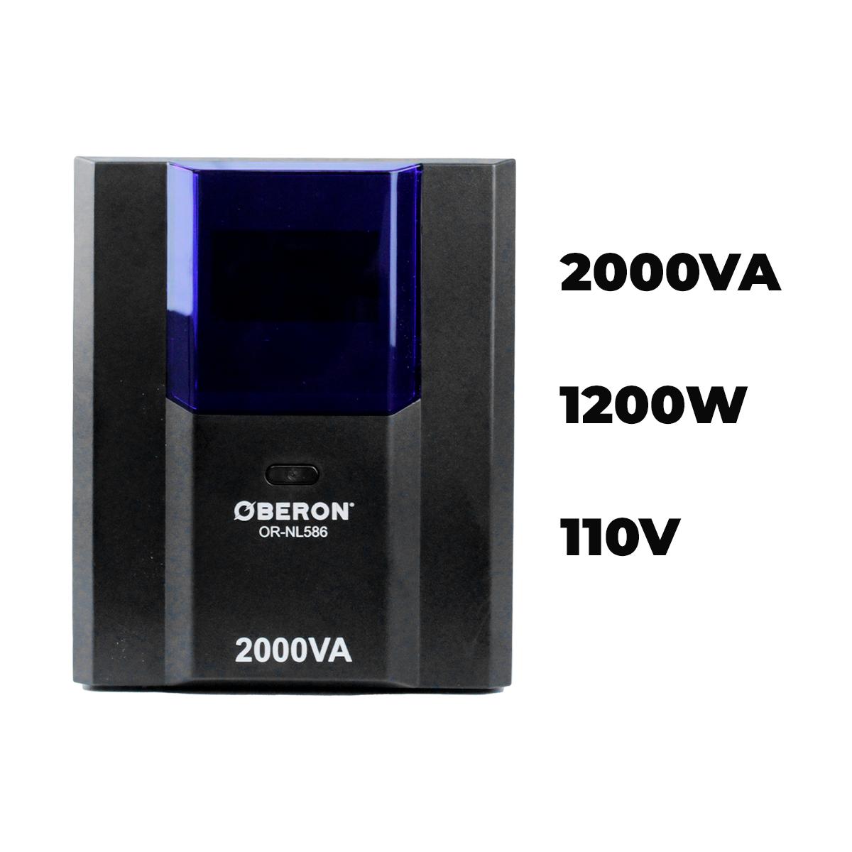 Nobreak UPS 2000VA/1200W 110V Proteção Robusta para Múltiplos Equipamentos - OR-NL586