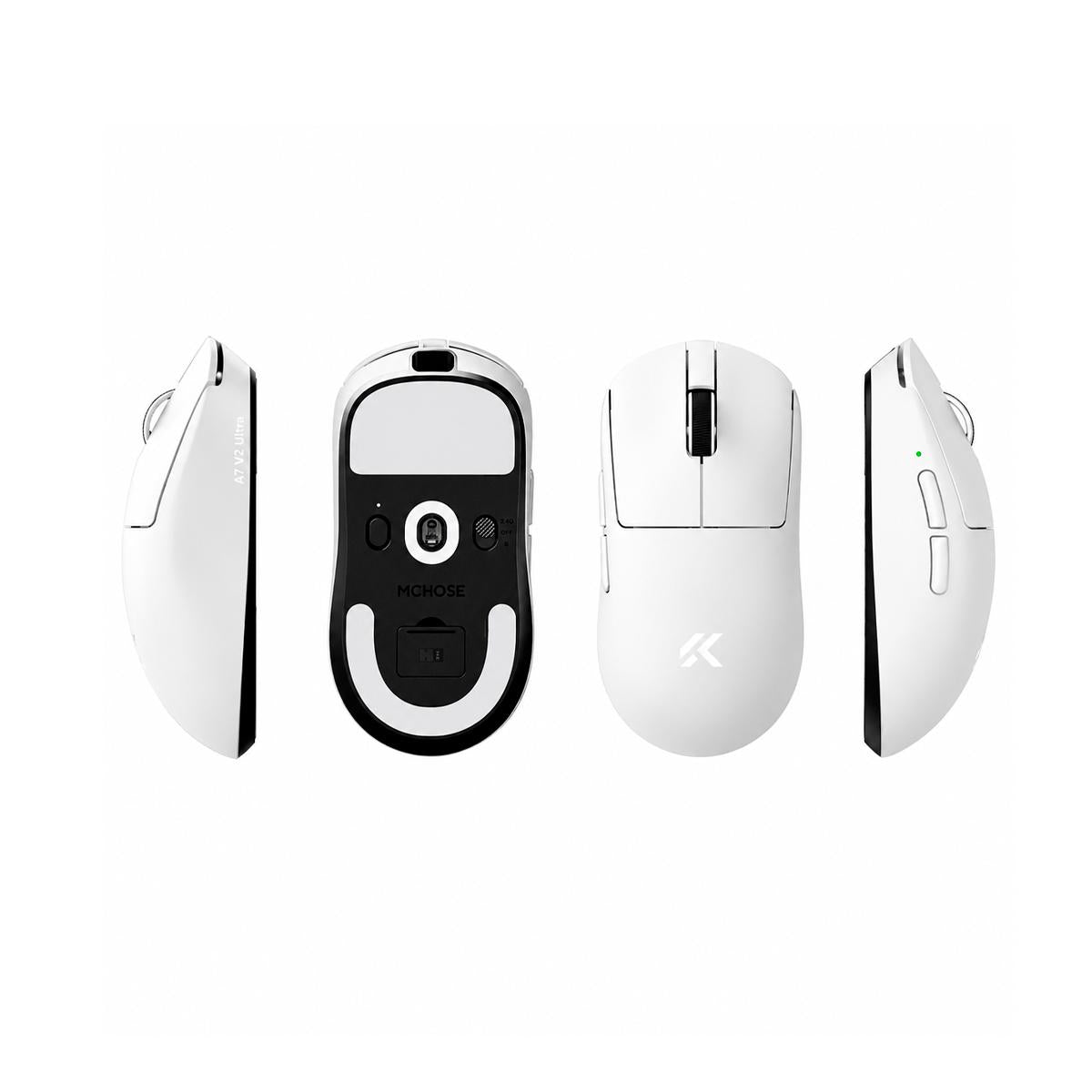 Mouse Gamer Sem Fio Ultraleve com Base de Carga Magnética RGB – 8000Hz e 42000 DPI