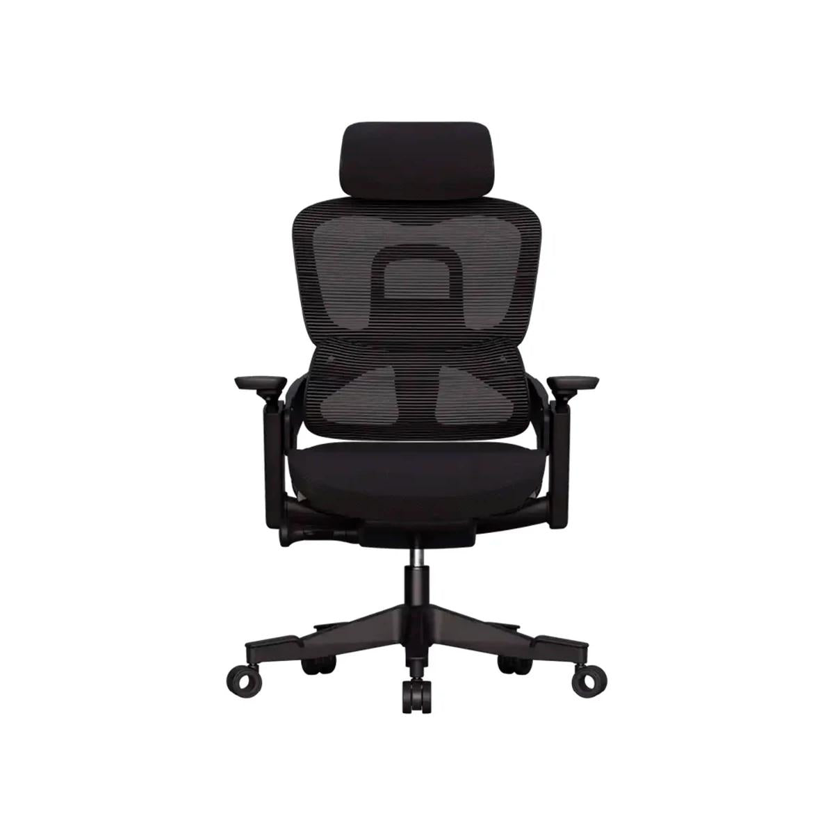 Cadeira Ergonômica Elements Calira Preta Premium para Escritório e Home Office Conforto e Postura Correta - ELEM-72119
