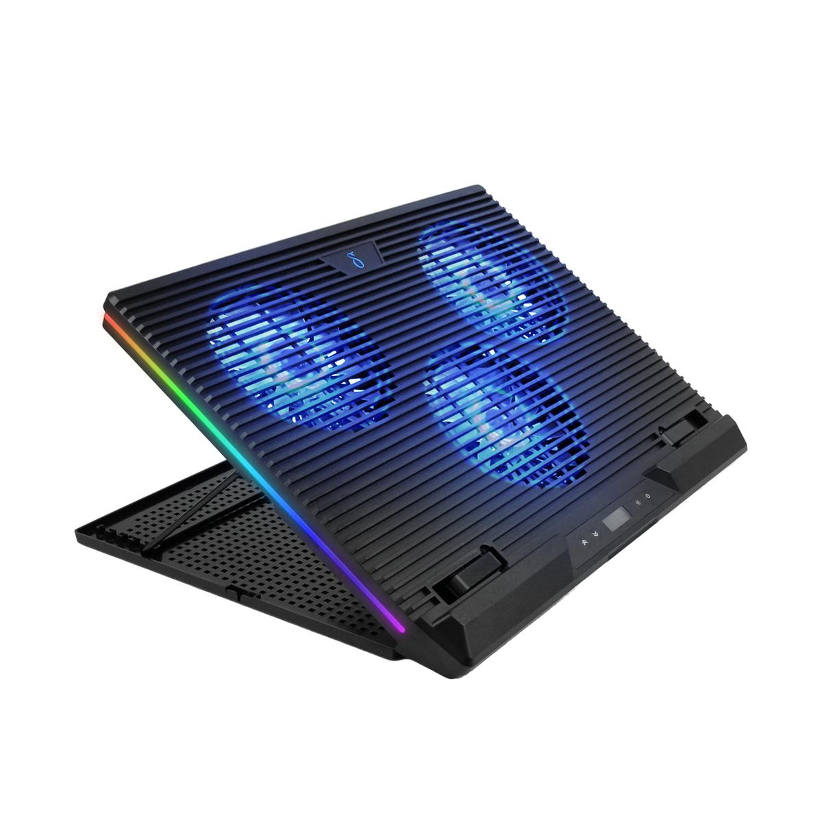 Base Ergonômica Notebook Aitek com 3 Coolers LED USB Alto Desempenho - DELTA-B3132G
