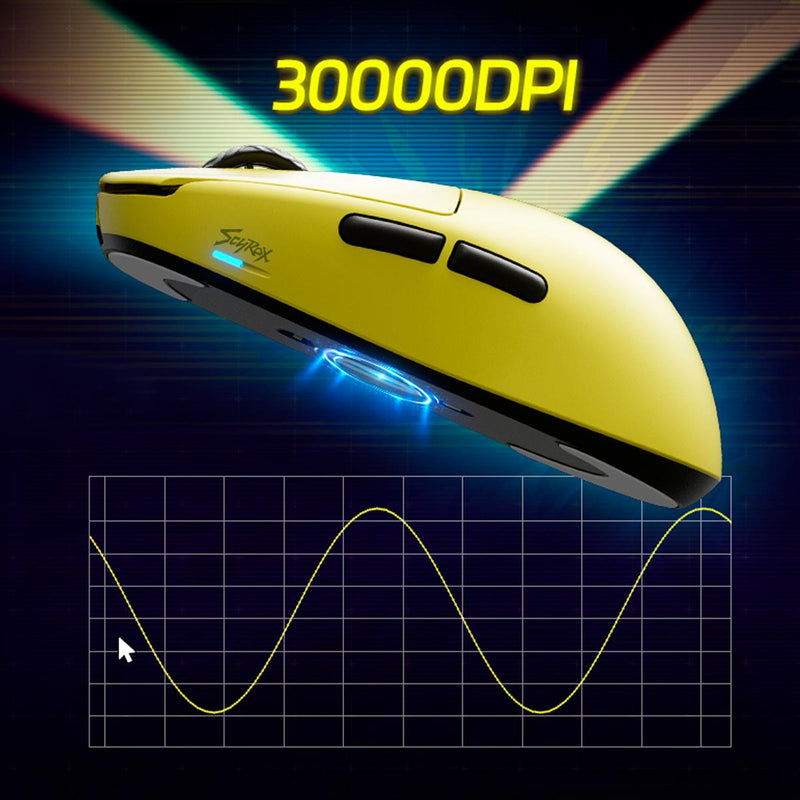 Mouse Gamer Sem Fio Scyrox 8000Hz Ultraleve 36g Precisão Absoluta para FPS e MOBA - ZD-V8