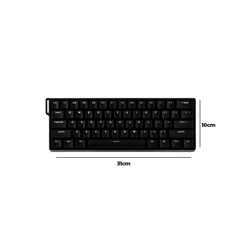 Teclado Gamer AULA WIN60 HE Mecânico Switch Magnético Hall Effect RGB