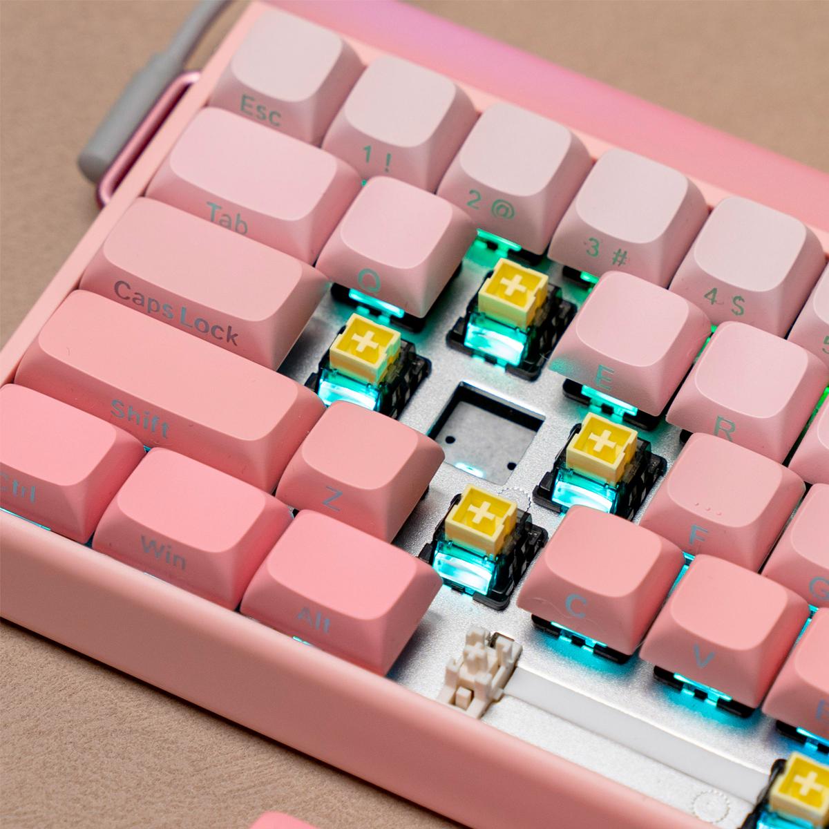 Teclado Gaming Hero68 HE RGB Curso Total de 3,4mm Ajustável