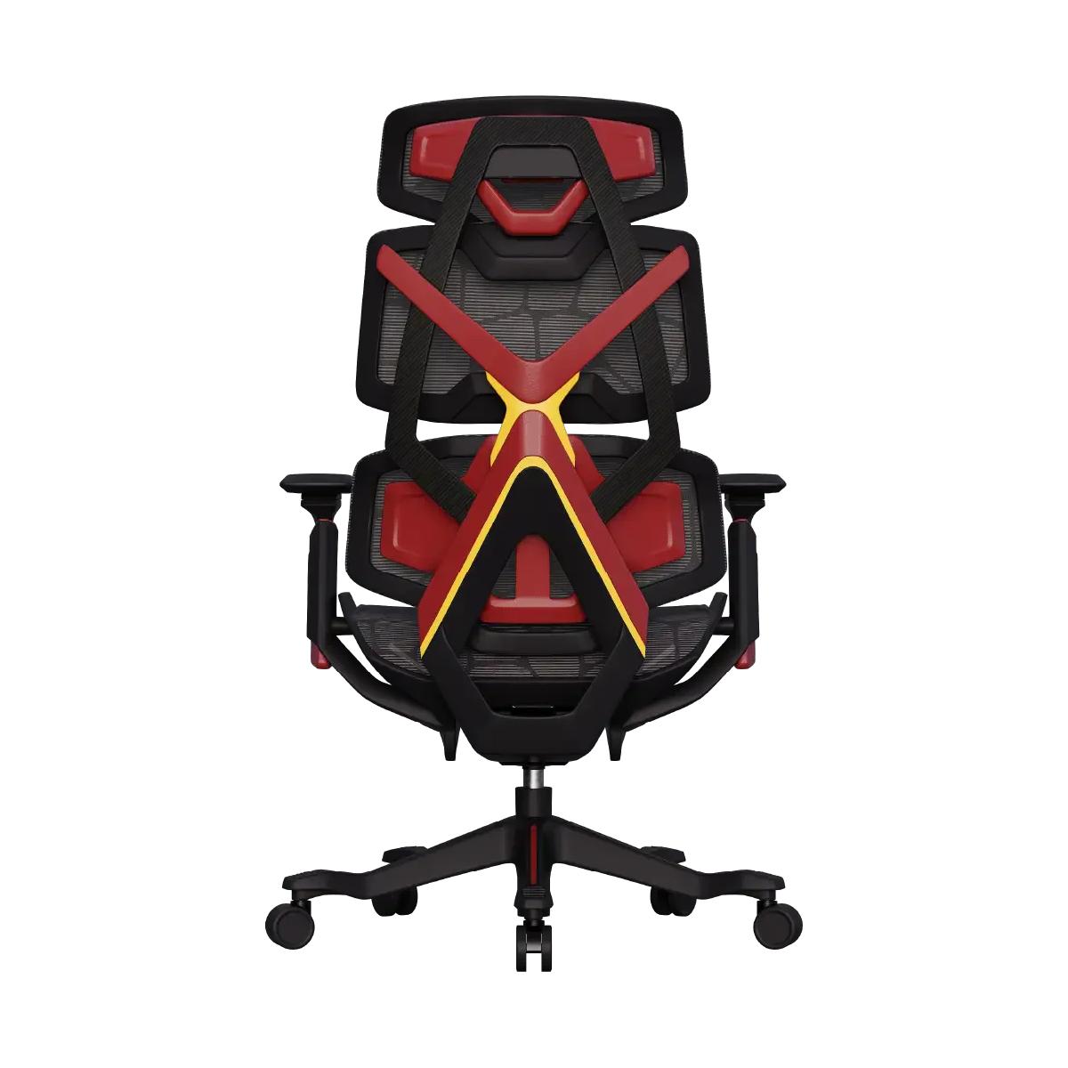 Cadeira Gamer Profissional Elements Vector com Apoio de Cabeça 2D e Revestimento em Mesh - ELEM-72122
