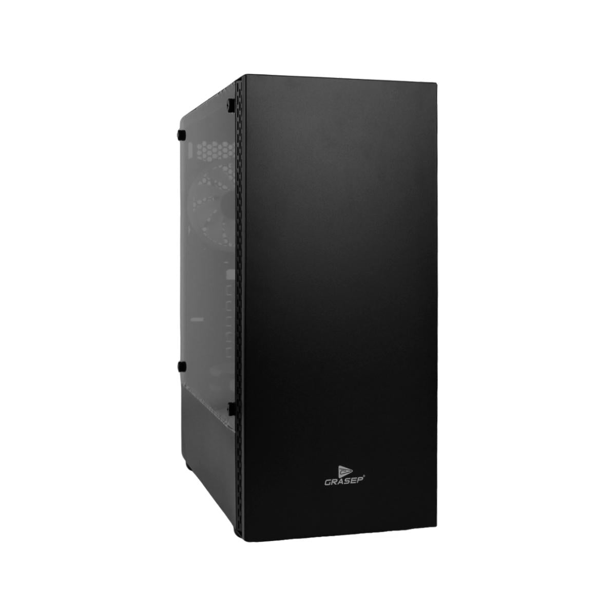 Gabinete Gamer Mid Tower Grasep RGB 3 Fans Vidro Temperado USB 3.0 - D-ATX13