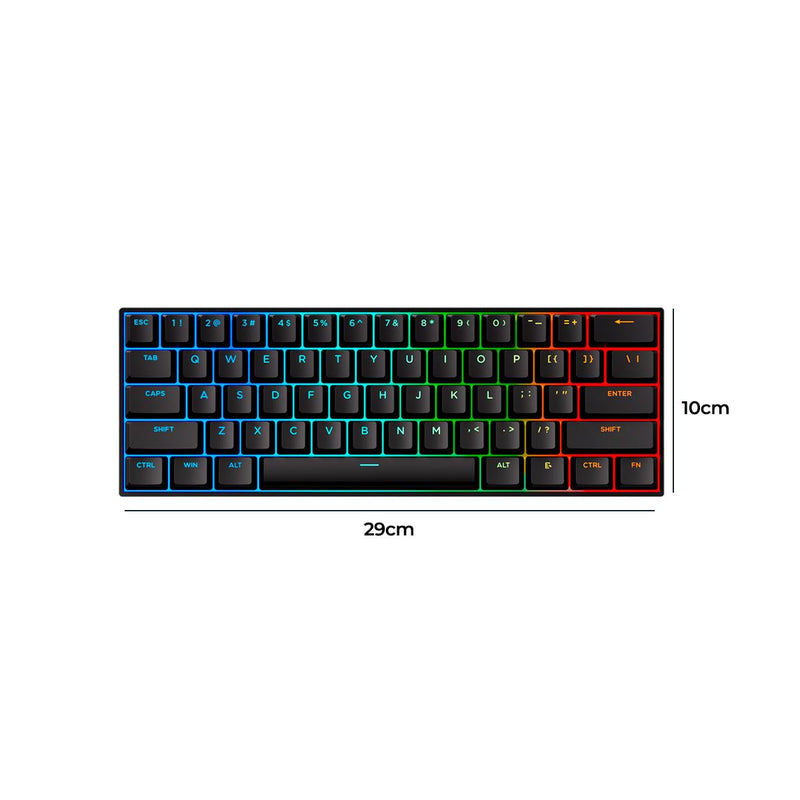 Teclado Gamer MCHOSE Ace 60 Pro Black Uranus Hall Effect Switch Magnético