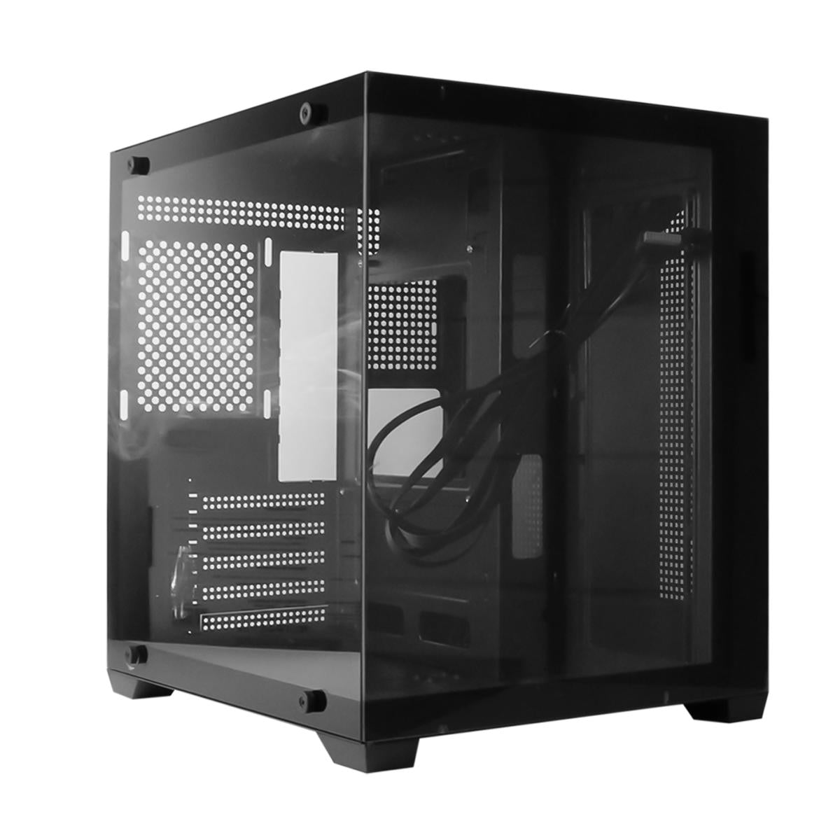 Gabinete Gamer Aitek Compacto Micro-ATX Mini Tower Design Moderno com Lateral Transparente e USB 3.0 - AGP-M33160P