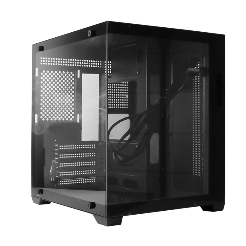 Gabinete Gamer Aitek Compacto Micro-ATX Mini Tower Design Moderno com Lateral Transparente e USB 3.0 - AGP-M33160P