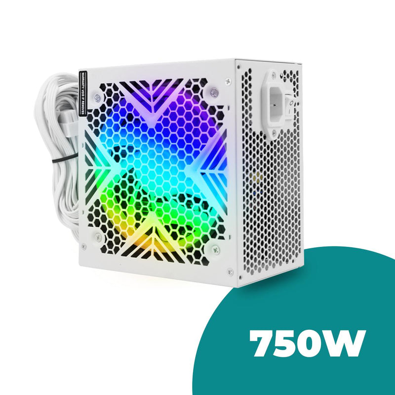 Fonte ATX 750W RGB Aitek 80 Plus Bronze para PC Desktop Gamer AMD e Intel - DELTA-F750-B