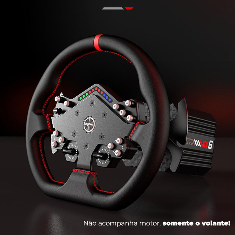 Volante de Simulador Corrida PXN W DS R2 Com Paddle Shifters - PXN-WDS-R2