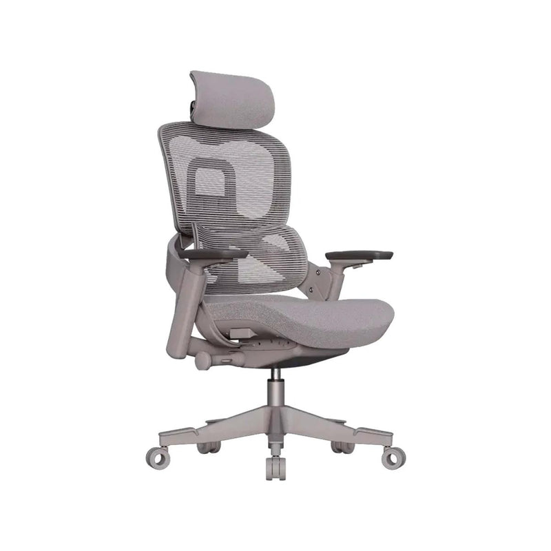 Cadeira Ergonômica Elements Calira Premium Cinza Conforto e Postura Ideal para Home Office - ELEM-72120