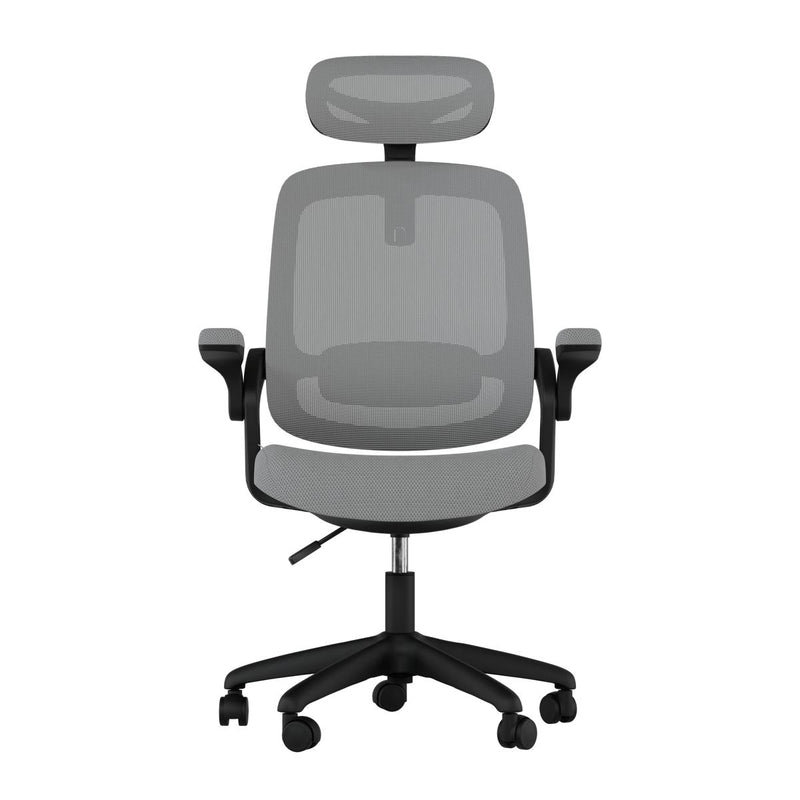 Cadeira Ergonômica Elements Astra com Ajuste Lombar Encosto Mesh Braços Retráteis